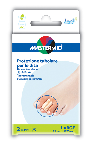 TUBO IN GEL MASTER-AID ELASTICIZZATO L 7,5 CM 2 PEZZI - fitfarma.it