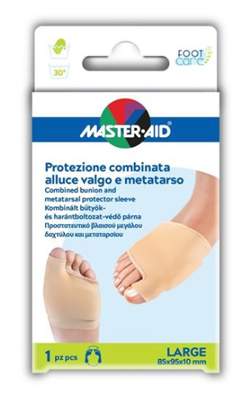 PROTEZIONE MASTER-AID PER ALLUCE VALGO E METATARSO L 1 PEZZO - fitfarma.it