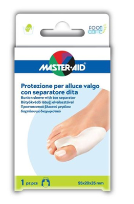 PROTEZIONE MASTER-AID PER ALLUCE VALGO CON SEPARATORE DITA INTEGRATO 1 PEZZO - fitfarma.it