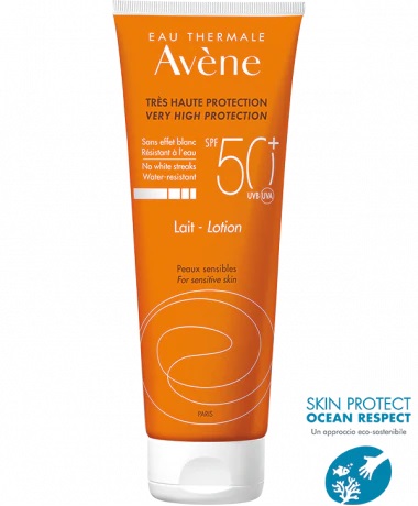 EAU THERMALE AVENE SOLARE LATTE SPF50+ 250 ML NUOVA FORMULA - fitfarma.it