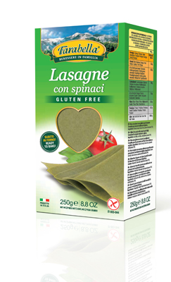 FARABELLA I REGIONALI LASAGNE CON SPINACI 250 G - fitfarma.it