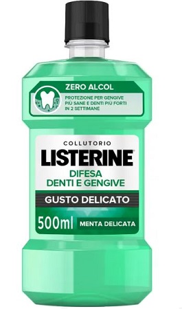 LISTERINE DENTI & GENGIVE DELICATO 500 ML - fitfarma.it