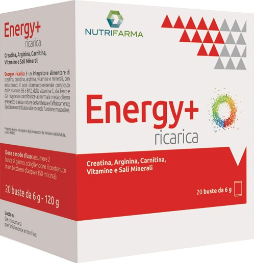 ENERGY+ RICARICA 20 BUSTINE - fitfarma.it