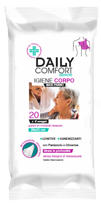 DAILY COMFORT SENIOR PANNI IGIENE CORPO 24 PEZZI - fitfarma.it