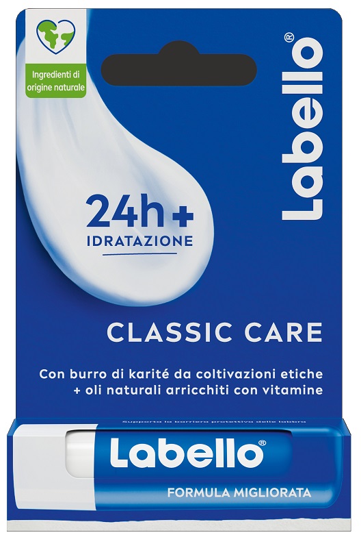 LABELLO CLASSIC CARE STICK 24H IDRATAZIONE FONDENTE SULLE LABBRA 5,5 ML - fitfarma.it