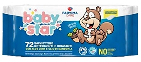 BABYSTAR SALVIETTE BEBE' POPUP 72 PEZZI - fitfarma.it