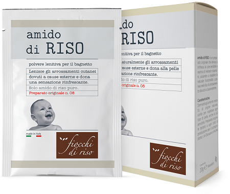 FIOCCHI DI RISO AMIDO DI RISO POLVERE LENITIVO 100 G - fitfarma.it