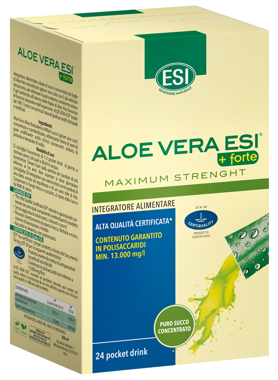 ESI ALOE VERA SUCCO + FORTE 24 POCKET DRINK - fitfarma.it