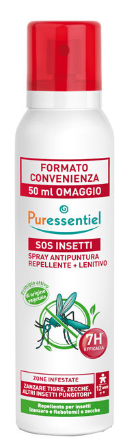 PURESSENTIEL SPRAY ANTIPUNTURA SOS INSETTI PMC 200 ML - fitfarma.it