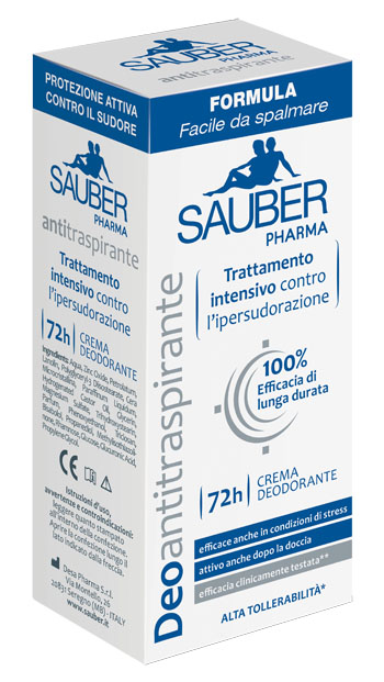 SAUBER DEOANTITRASPIRANTE 72H CREMA 30 ML - fitfarma.it