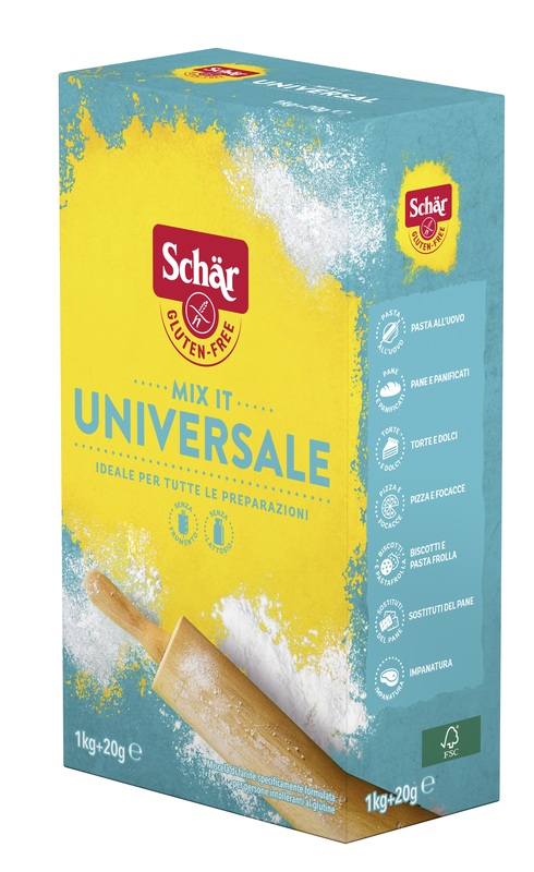 SCHAR MIX IT FARINA UNIVERSALE SENZA LATTOSIO 1 KG + 20 G - fitfarma.it