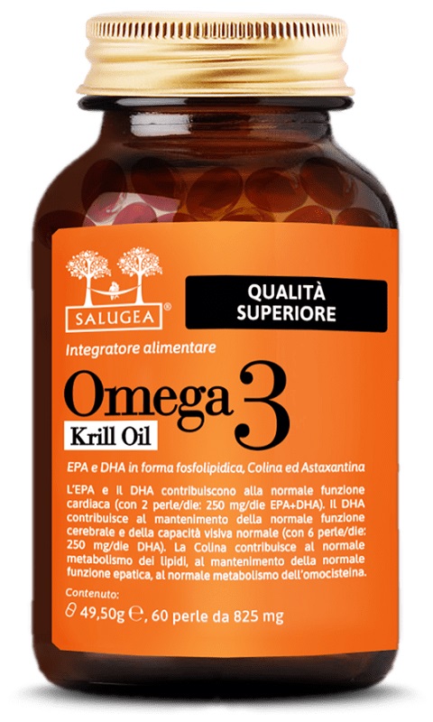 SALUGEA OMEGA 3 KRILL OIL 60 PERLE - fitfarma.it