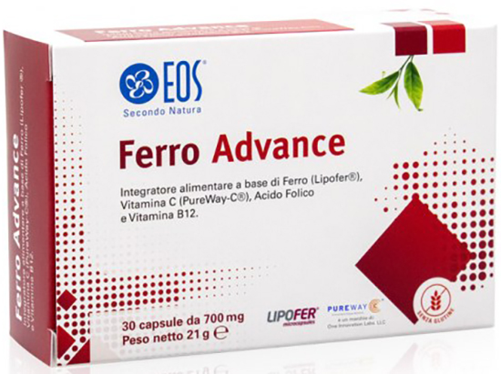EOS FERRO ADVANCE 30 CAPSULE - fitfarma.it