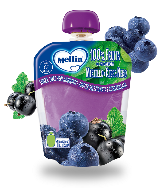 MELLIN POUCH MIRTILLO/RIBES 90 G - fitfarma.it