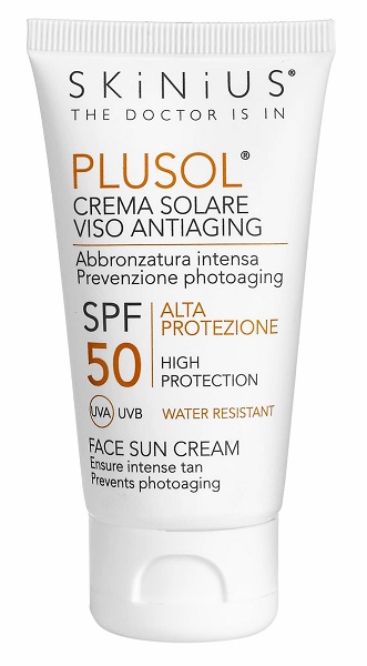 PLUSOL CREMA SOLARE VISO SPF50 50 ML - fitfarma.it