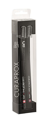 CURAPROX BLACK IS WHITE DENTIFRICI SBIANCANTI 2 SPAZZOLINI - fitfarma.it