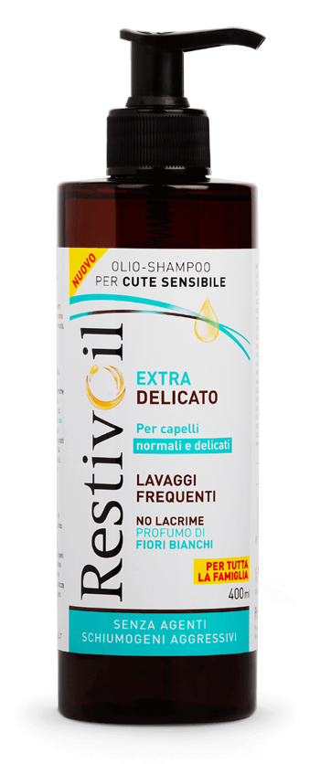 RESTIVOIL EXTRA DELICATO OLIO SHAMPOO PER CUTE SENSIBILE 400 ML - fitfarma.it
