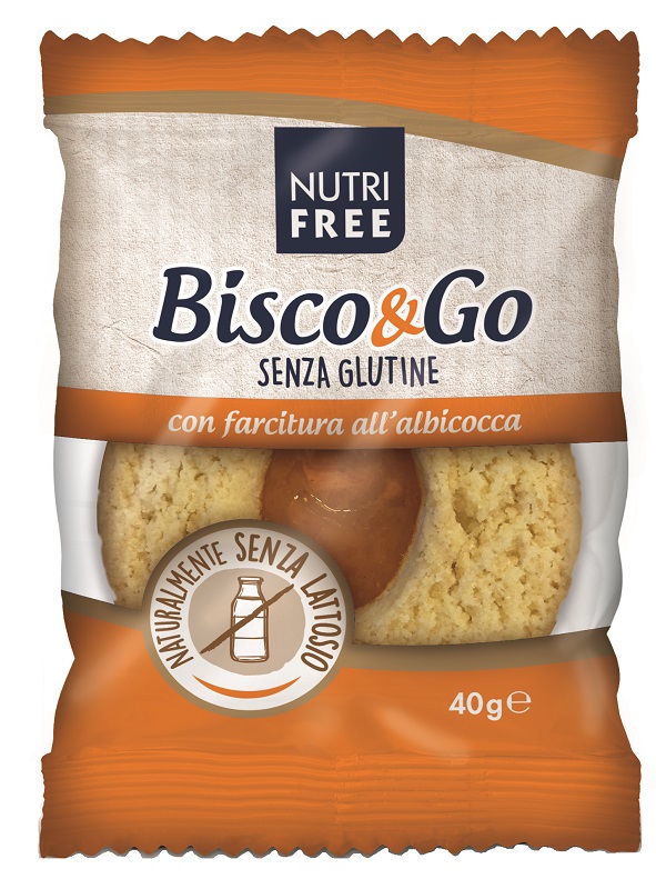 NUTRIFREE BISCO&GO CON FARCITURA ALL'ALBICOCCA 40 G - fitfarma.it