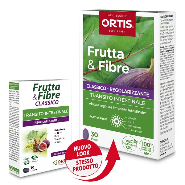 FRUTTA & FIBRE CLASSICO 30 COMPRESSE - fitfarma.it