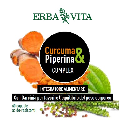 CURCUMA&PIPERINA COMPLEX 60 CAPSULE - fitfarma.it