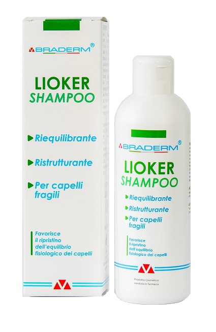 LIOKER SHAMPOO 200 ML BRADERM - fitfarma.it