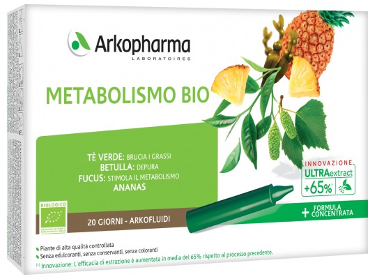 ARKOFLUIDI ULTRA SUONI METABOLISMO BIO 20 FIALE - fitfarma.it