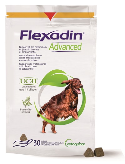 FLEXADIN ADVANCED CANE TUTTE LE TAGLIE 30 TAVOLETTE APPETIBILI - fitfarma.it