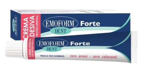 CREMA ADESIVA EMOFORM DENT FORTE PER PROTESI DENTALI 70 G - fitfarma.it