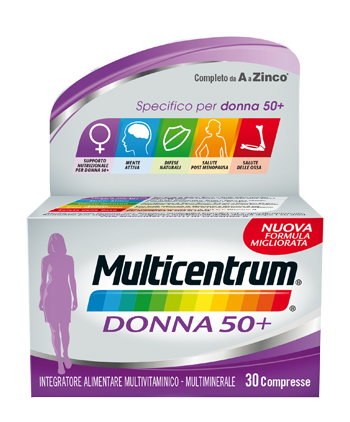 MULTICENTRUM DONNA 50+ 60 COMPRESSE - fitfarma.it