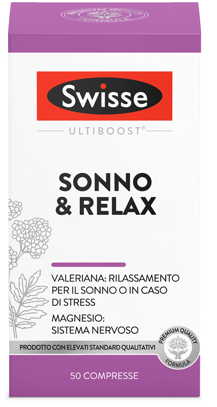 SWISSE VALERIANA SONNO RELAX 50 COMPRESSE - fitfarma.it