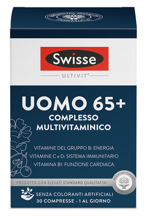 SWISSE UOMO 65+ COMPLESSO MULTIVITAMINICO 30 COMPRESSE - fitfarma.it