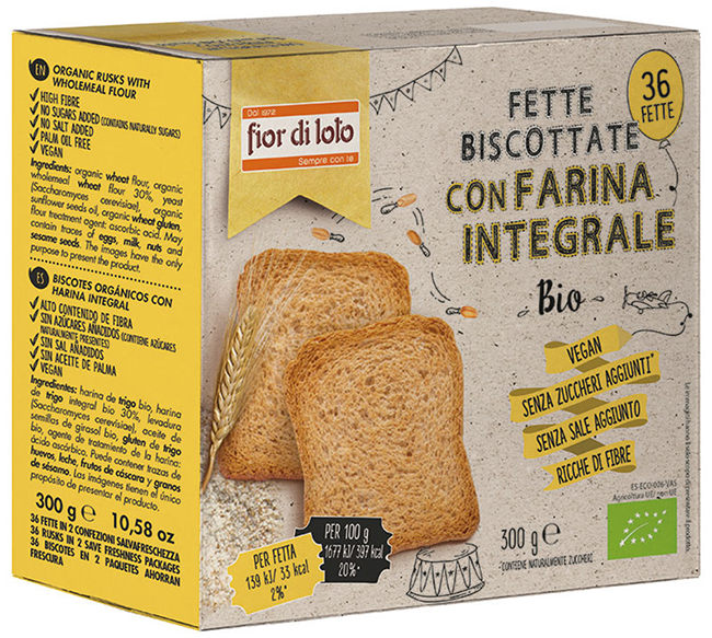 FETTE BISCOTTATE INTEGRALI FRUMENTO - fitfarma.it