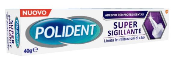 POLIDENT SUPER SIGILLANTE ADESIVO PROTESI DENTALE 40 G - fitfarma.it