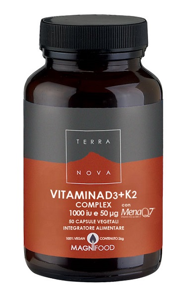 TERRANOVA VITAMINA D3 + K2 50 CAPSULE - fitfarma.it