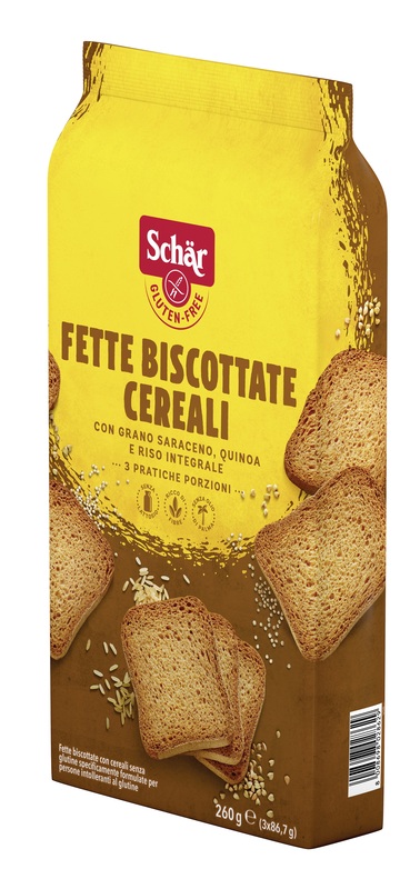 SCHAR FETTE BISCOTTATE AI CEREALI 260 G - fitfarma.it