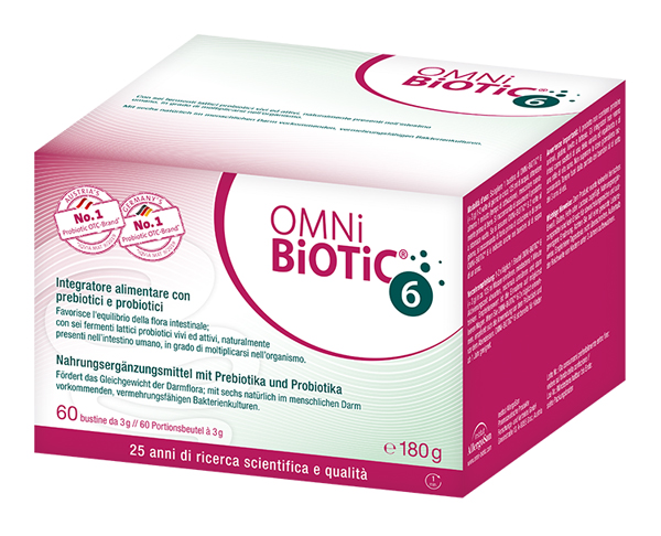 OMNI BIOTIC 6 POLVERE 60 BUSTINE DA 3 G - fitfarma.it