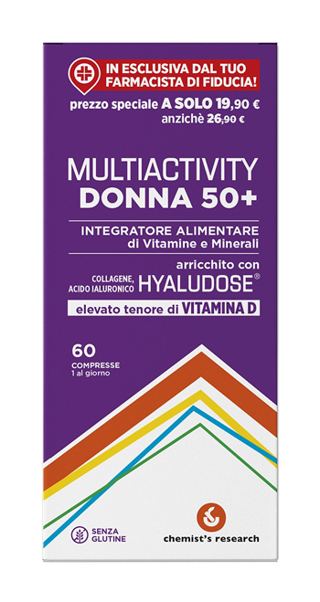 MULTIACTIVITY DONNA 50+ 60 COMPRESSE - fitfarma.it