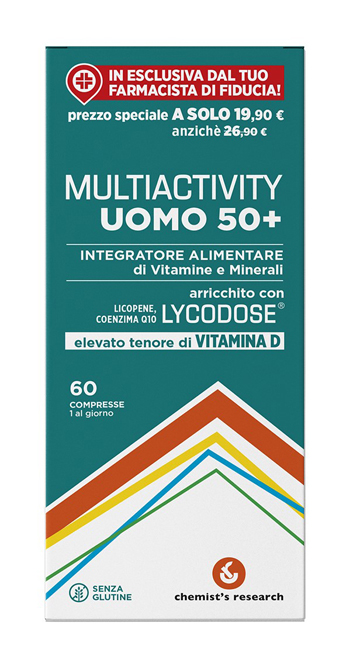 MULTIACTIVITY UOMO 50+ 60 COMPRESSE - fitfarma.it