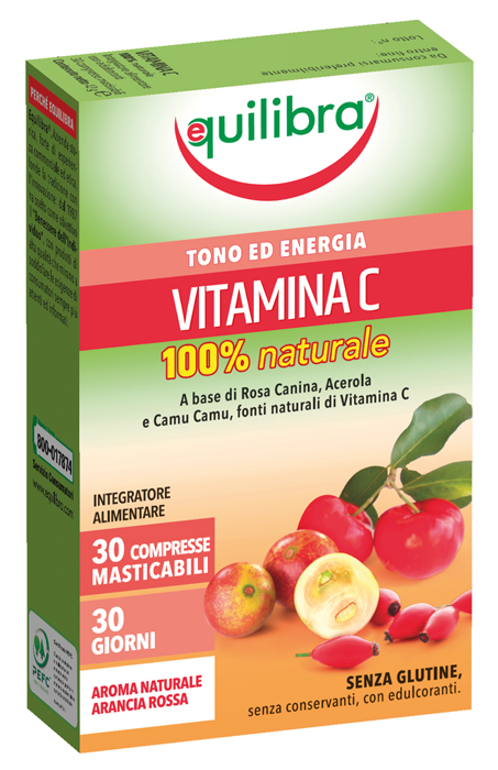 VITAMINA C 100% NATURALE 30 COMPRESSE - fitfarma.it