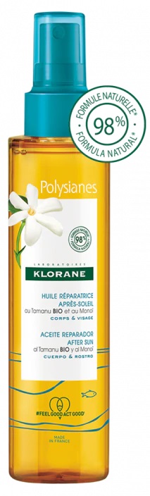 KLORANE OLIO RISTRUTTURANTE DOPOSOLE AL TAMANU E MONOI 150 ML - fitfarma.it
