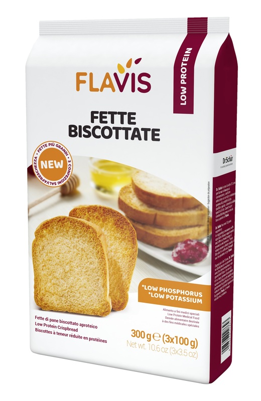 FLAVIS FETTE BISCOTTATE 300 G - fitfarma.it