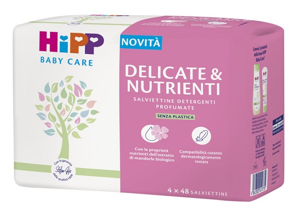 HIPP SALVIETTINE DELICATE MULTIPACK 4X56 PEZZI - fitfarma.it