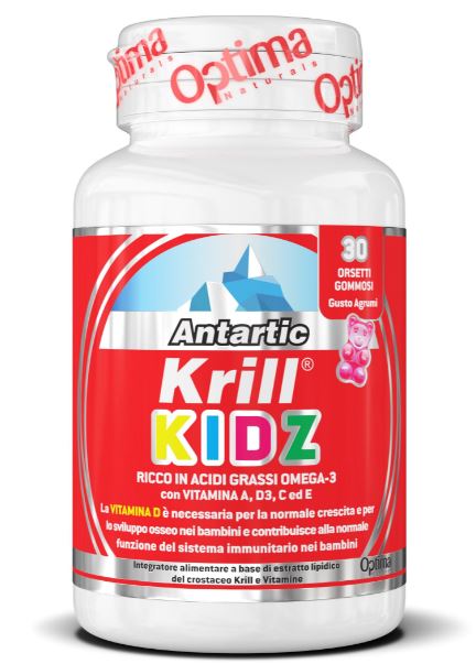 ANTARTIC KRILL KIDZ VIT D 30 CARAMELLE GOMMOSE - fitfarma.it