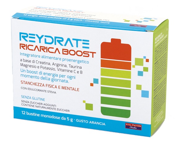 REYDRATE RICARICA BOOST 12 BUSTINE - fitfarma.it