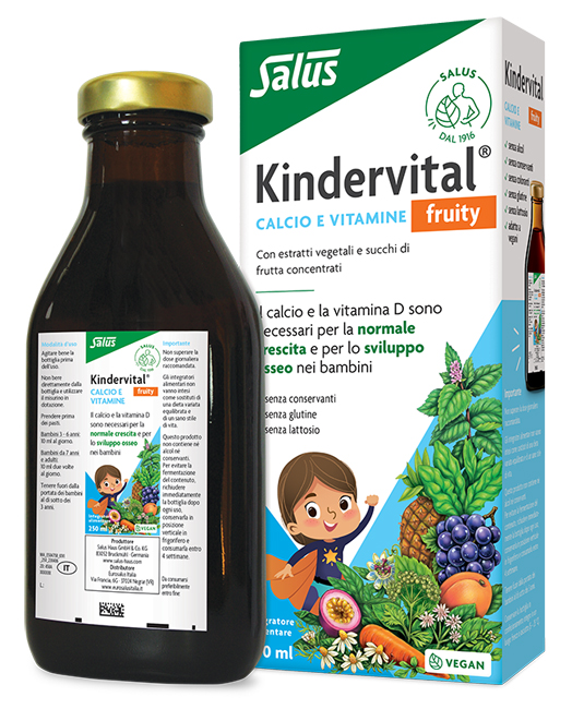KINDERVITAL FRUITY FORMULA POTENZIATA PER RAGAZZI 250 ML - fitfarma.it