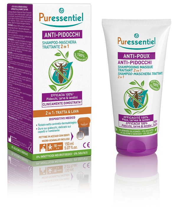 PURESSENTIEL SHAMPOO TRATTANTE ANTI-PIDOCCHI 150 ML - fitfarma.it