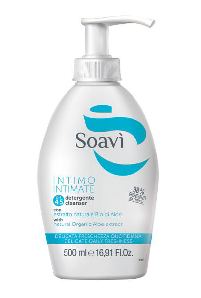 SOAVI' INTIMO DELICATO PH4,5 FLACONE CON DISPENSER 500 ML - fitfarma.it