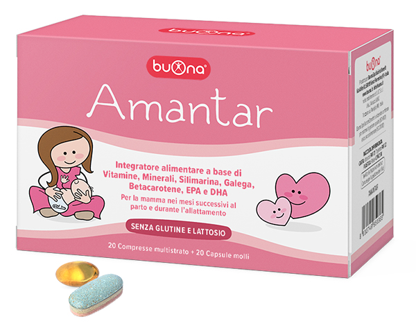 AMANTAR 20 COMPRESSE DA 1,6 G + 20 CAPSULE DA 0,637 G - fitfarma.it