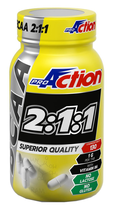 PROACTION BCAA 211 130 COMPRESSE - fitfarma.it