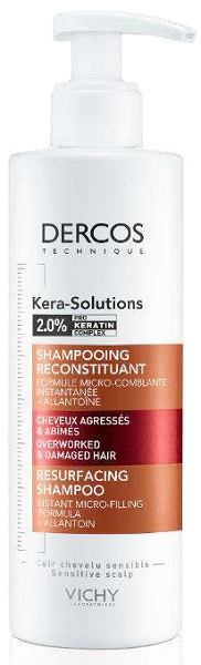 DERCOS TECHNIQUE KERASOL SHAMPOO RISTRUTTURANTE 250 ML - fitfarma.it